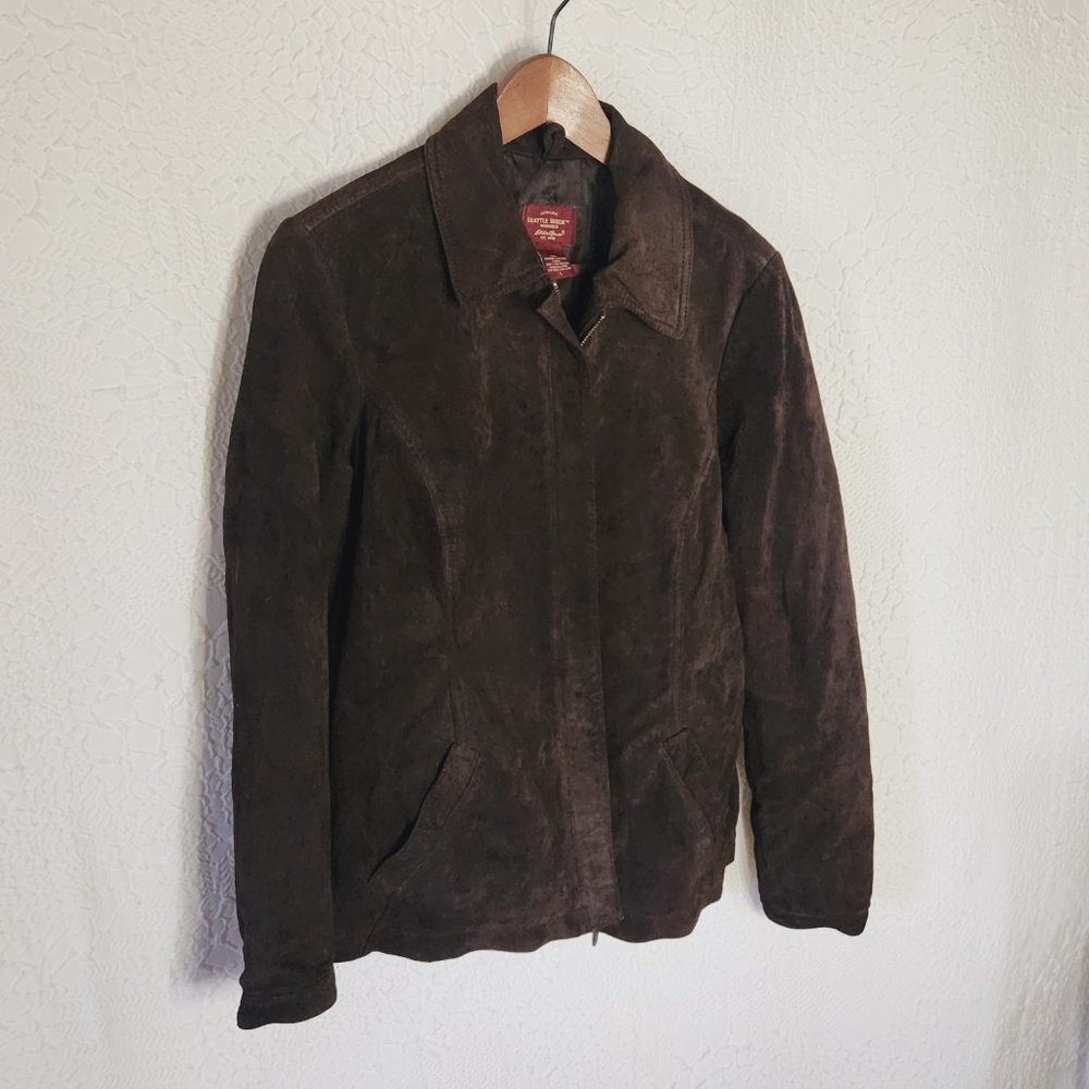 Washable Suede Jacket, Large - Picture 3 of 5
